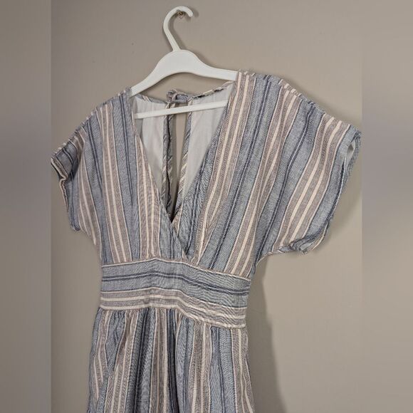 American Eagle Striped Cotton Romper – Size XS - Picture 3 of 8